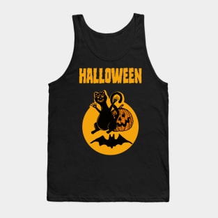 HALLOWEEN CAT Tank Top